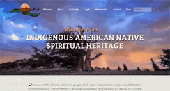 Desktop Screenshot of nativeamericanchurches.org