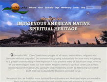 Tablet Screenshot of nativeamericanchurches.org